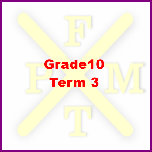 Grade 10 Term 3