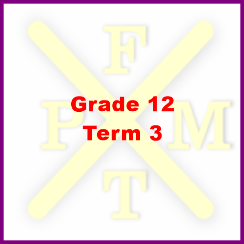 Grade 12 Term 3